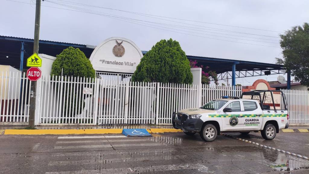 VILLA DE POZOS MANTIENE VIGILANCIA PREVENTIVA EN ESCUELAS