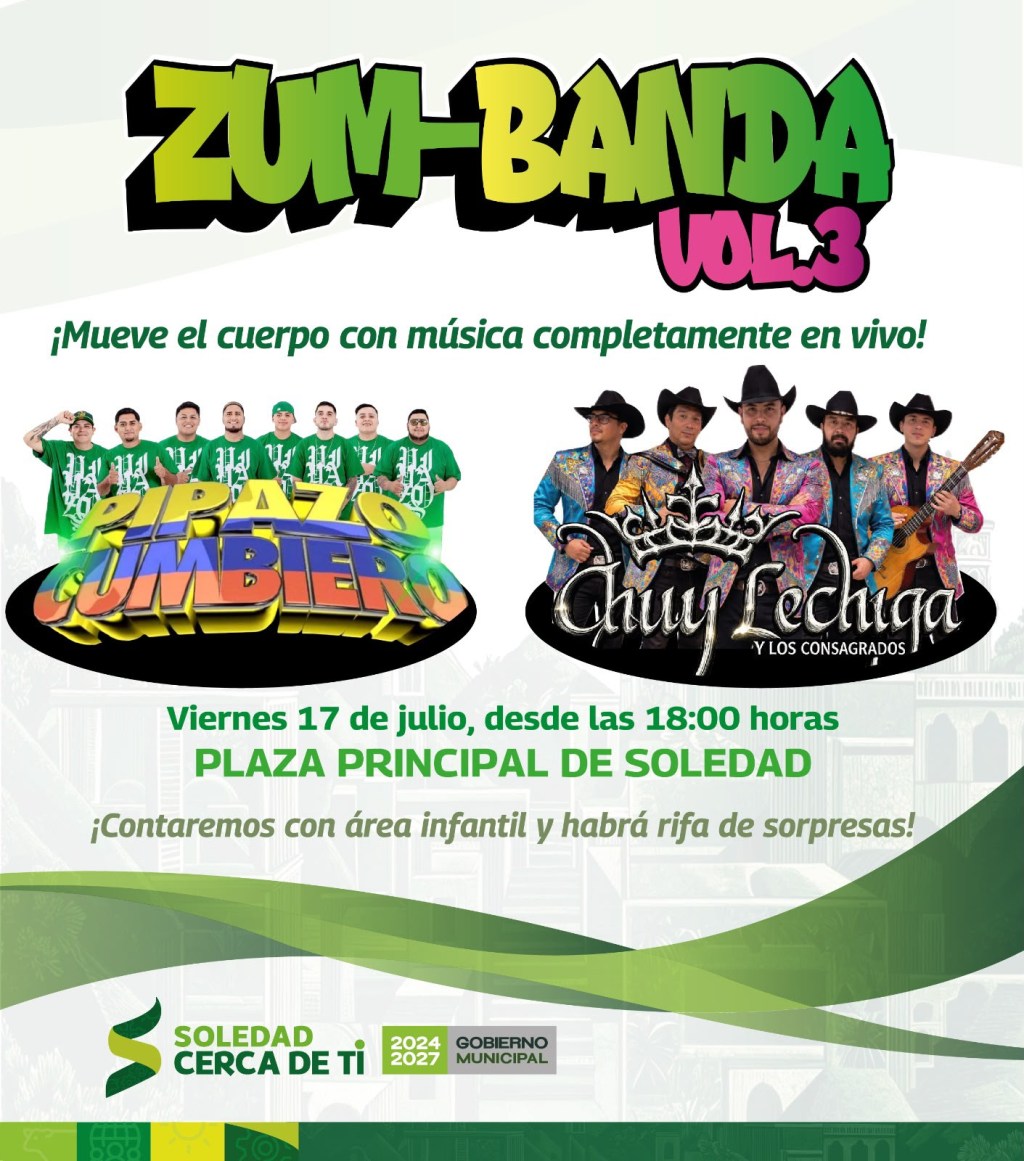 ZUMBANDA VOL. 3 REGRESA A SOLEDAD CON MÁS ENERGÍA, MÚSICA EN VIVO Y GRANDES SORPRESAS