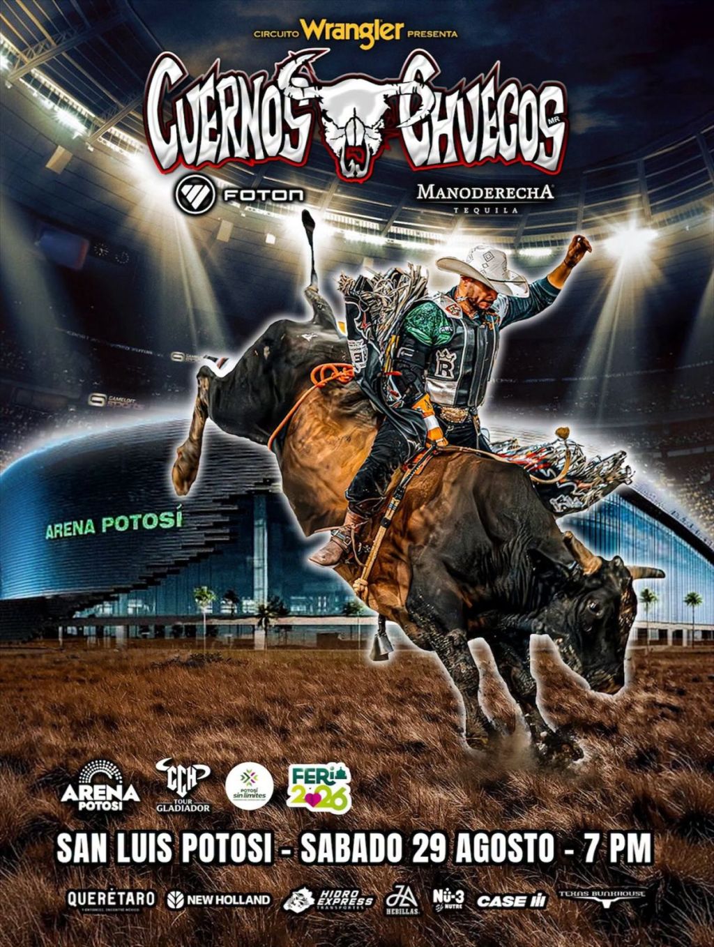 ARENA POTOSÍ PRESENTA EL RENOVADO ESPECTÁCULO DE CUERNOS CHUECOS