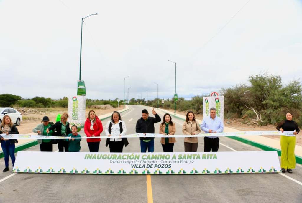 RICARDO GALLARDO ENTREGA VÍA ALTERNA DE VILLA DE POZOS