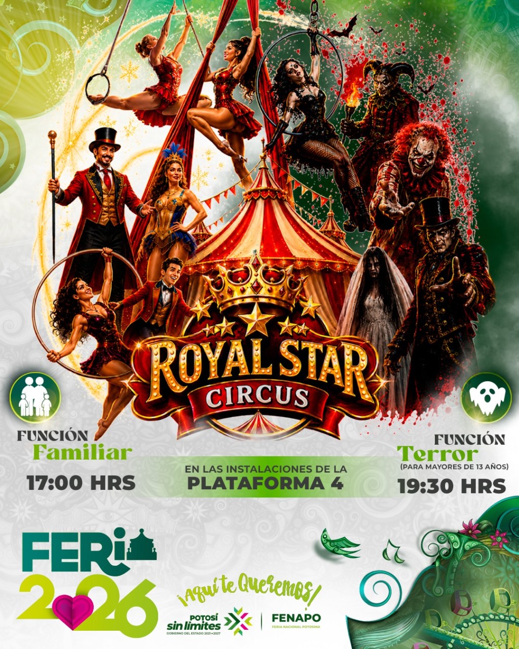 FENAPO 2026 ESTRENARÁ CIRCO GRATUITO CON DOS ESPECTÁCULOS DIARIOS