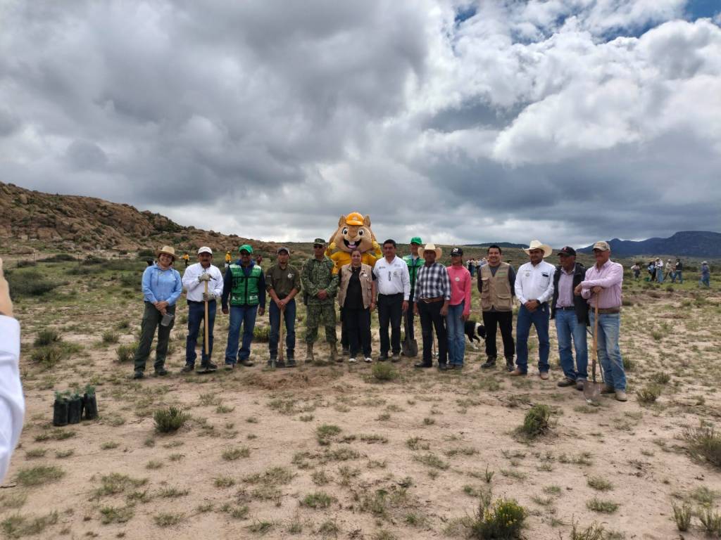GOBIERNO DEL ESTADO INICIA REFORESTACIÓN EN EL ALTIPLANO POTOSINO