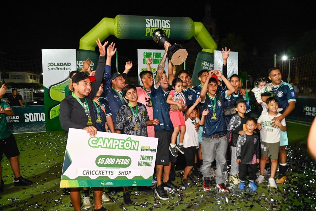 CULMINA LA FIESTA FUTBOLERA 2026 EN SOLEDAD CON LA ENTREGA DE PREMIOS A LOS EQUIPOS CAMPEONES