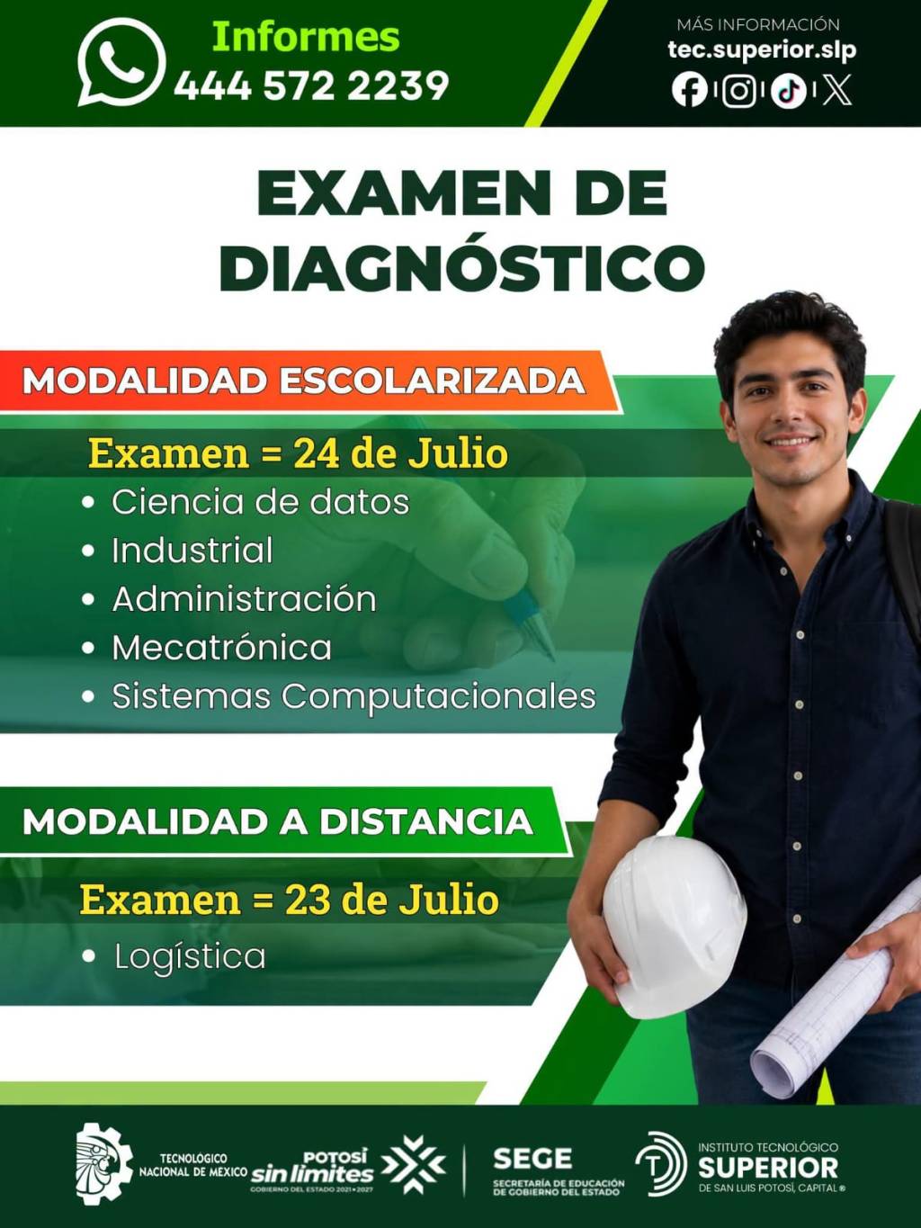 TECNOLÓGICO SUPERIOR ABRE 500 NUEVOS ESPACIOS PARA ESTUDIANTES