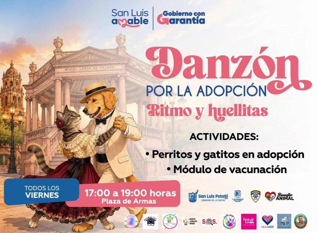 SSPC de la Capital impulsará la adopción responsable durante los viernes de Danzón en Plaza de Armas