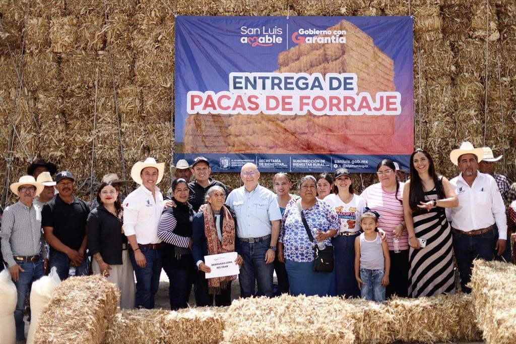 Enrique Galindo fortalece al campo potosino con el programa Forraje con Garantía 2026