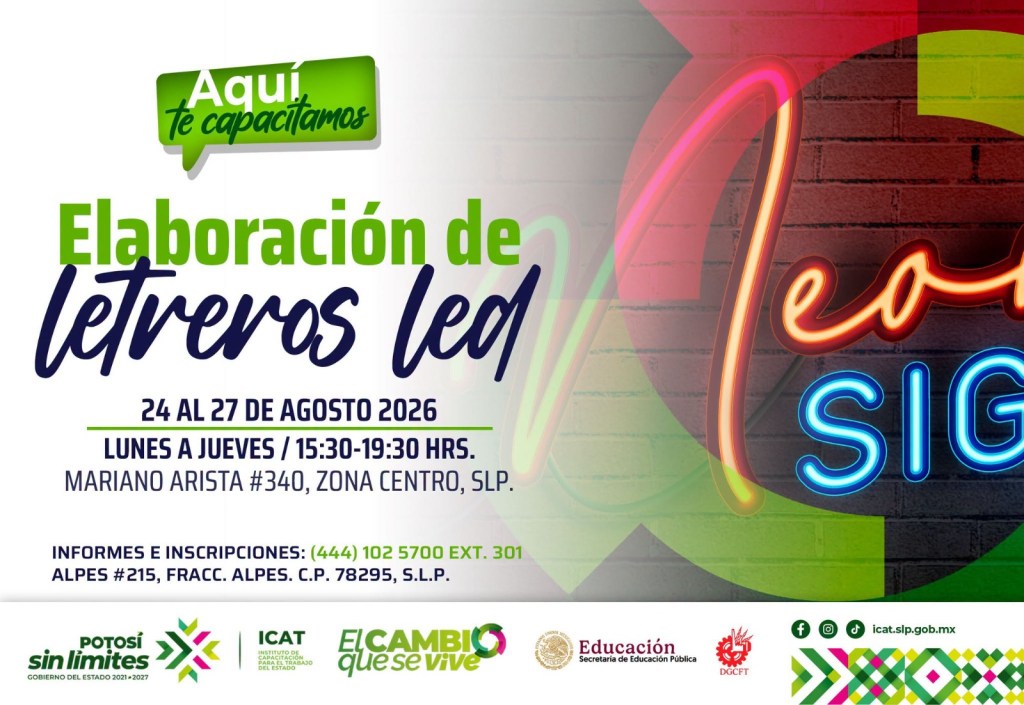 ICAT ABRE INSCRIPCIONES PARA CURSOS DE AGOSTO