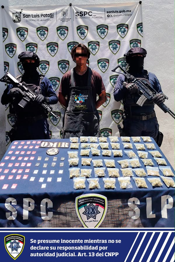 Policía de la Capital intensifica el combate al narc0menudeo con otra detención en la Central de Abastos