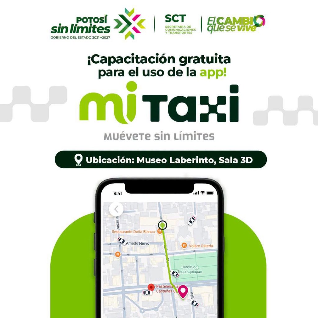 SE CAPACITARÁ A OPERADORES PARA LA UTILIZACIÓN DE LA APP “MI TAXI”
