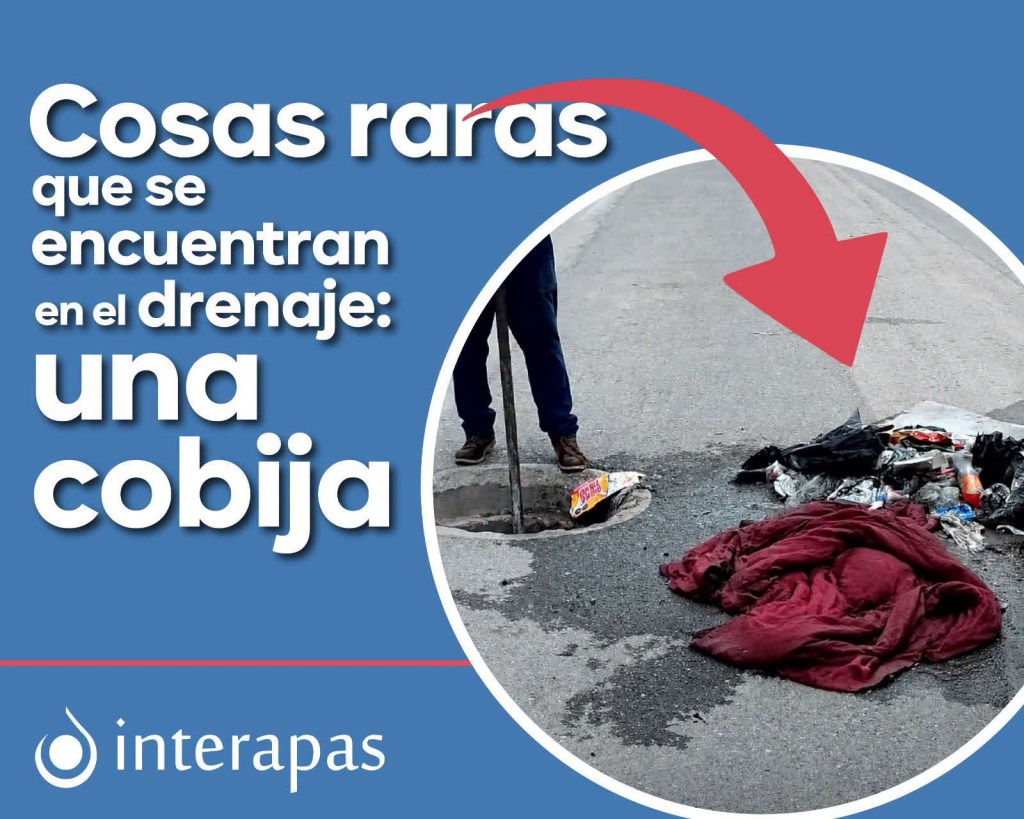 INTERAPAS libera de basura más de 7.4 kilómetros de la red&nbsp;sanitaria
