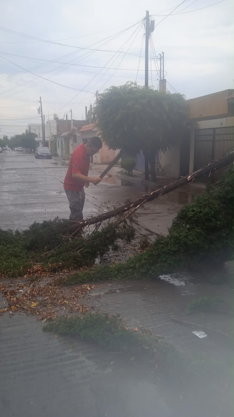 Protección Civil Municipal atiende reportes por lluvias torrenciales en la Capital&nbsp;potosina