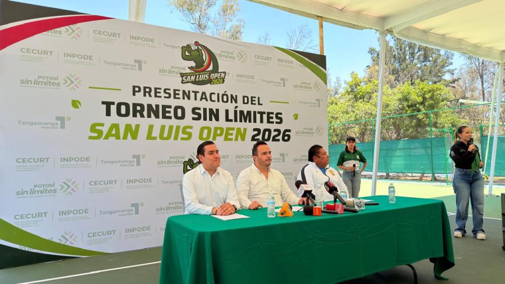 GOBIERNO ESTATAL REHABILITA CENTRO TENÍSTICO TANGAMANGA Y PRESENTA TORNEO SAN LUIS OPEN&nbsp;2026