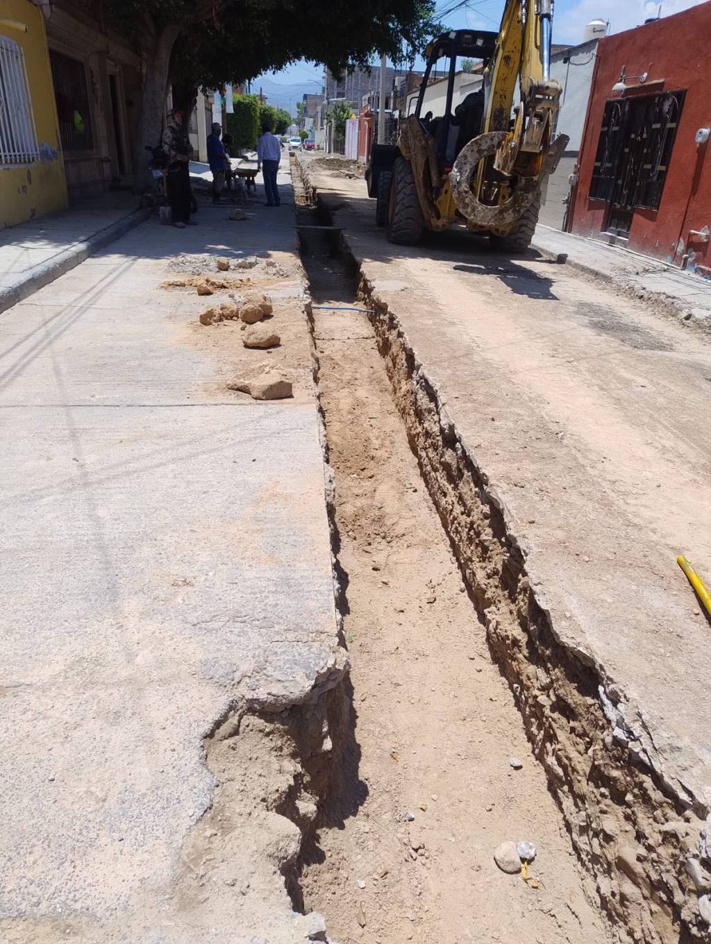 Avanza obra integral de Interapas en la calle&nbsp;Escandón