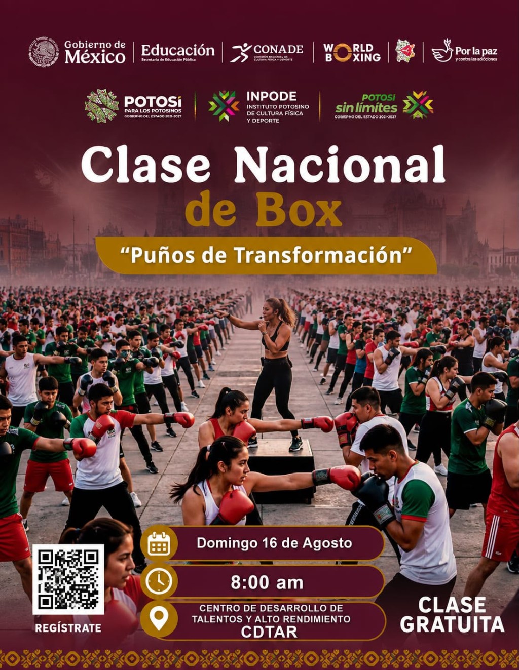 SAN LUIS POTOSÍ SE SUMA A CLASE NACIONAL DE BOX “PUÑOS DE&nbsp;TRANSFORMACIÓN”