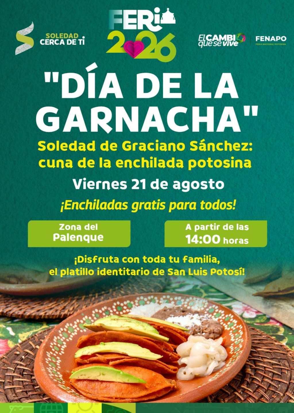 SOLEDAD INVITA A DISFRUTAR EL DÍA DE LA GARNACHA EN LA FENAPO CON ENCHILADAS&nbsp;GRATUITAS