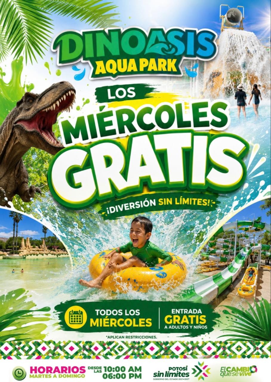 DINOASIS AQUA PARK INVITA A DISFRUTAR LAS ÚLTIMAS DOS SEMANAS DE&nbsp;VACACIONES