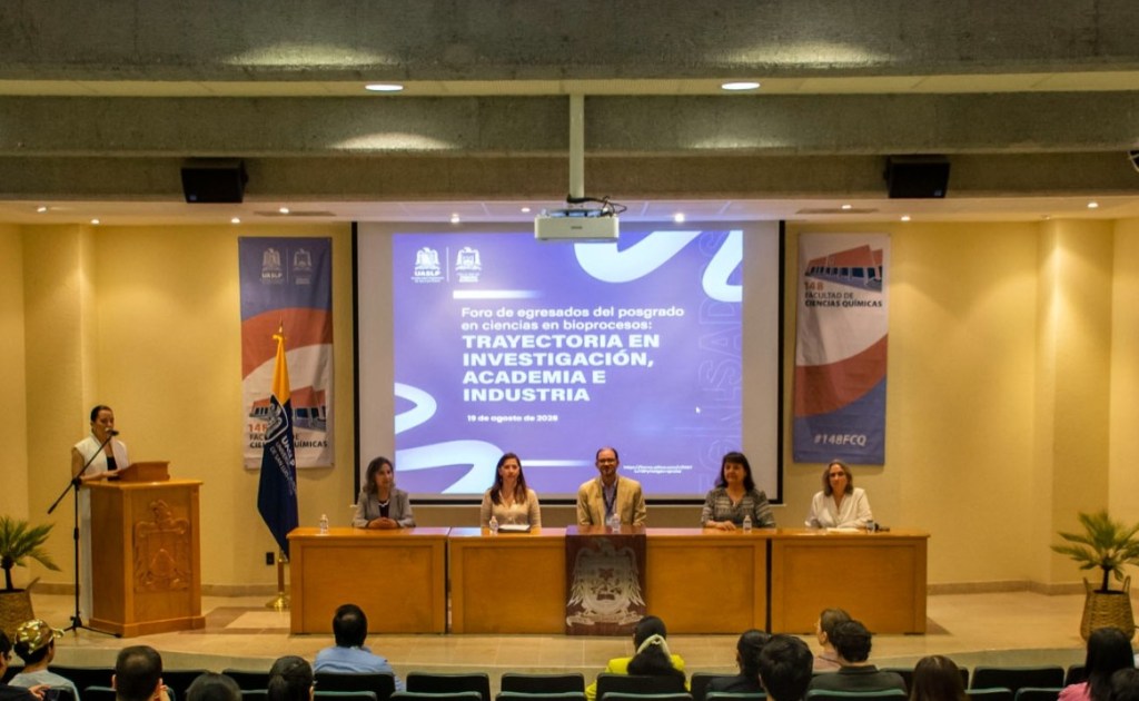 FCQ UASLP fortalece la formación en bioprocesos con vinculación entre posgrado, investigación e industria