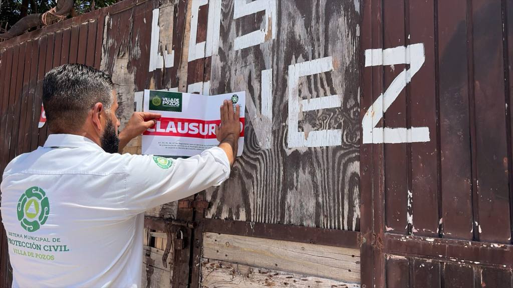 VILLA DE POZOS MANTIENE LA INSEPECCIÓN DE SALONES DE FIESTAS