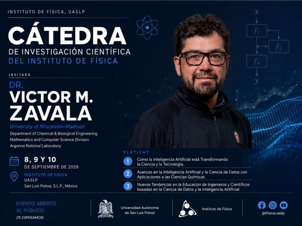 Instituto de Física de la UASLP acercará la ciencia de datos y la inteligencia artificial a la vida&nbsp;cotidiana