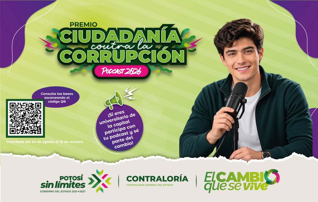JÓVENES UNIVERSITARIOS PODRÁN GANAR HASTA 10 MIL PESOS CON PODCAST&nbsp;ANTICORRUPCIÓN