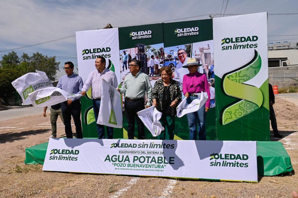 SOLEDAD DA UN PASO HISTÓRICO PARA EL ABASTECIMIENTO DE AGUA: ARRANCA EQUIPAMIENTO DE&nbsp;POZO