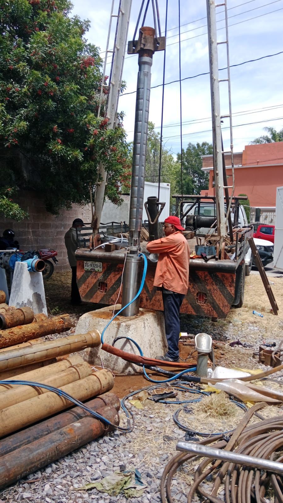Interapas instala equipo de bombeo en pozo Cortijo&nbsp;II.