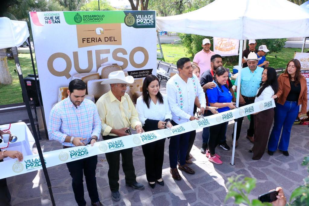 CON CALIDAD Y SABOR, VILLA DE POZOS CELEBRA SU PRIMERA FERIA DEL&nbsp;QUESO