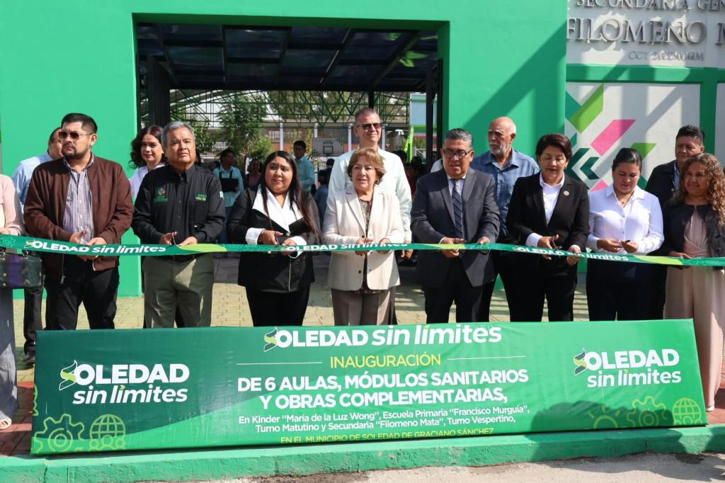 ALCALDE JUAN MANUEL NAVARRO ENTREGA OBRAS EDUCATIVAS Y ARRANCA CICLO ESCOLAR EN&nbsp;SOLEDAD