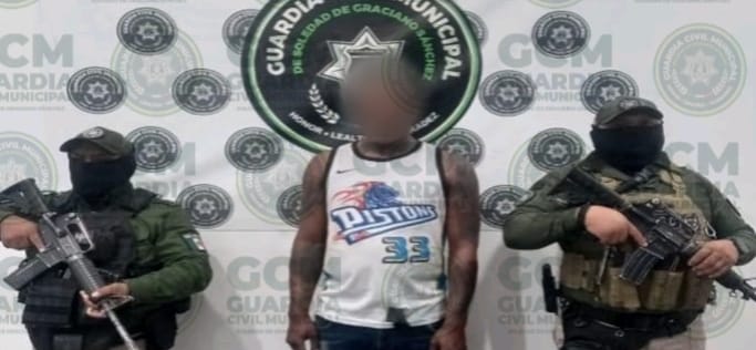POR DELITOS CONTRA LA SALUD, GCM DE SOLEDAD DETIENE A OBJETIVO&nbsp;CRIMINAL