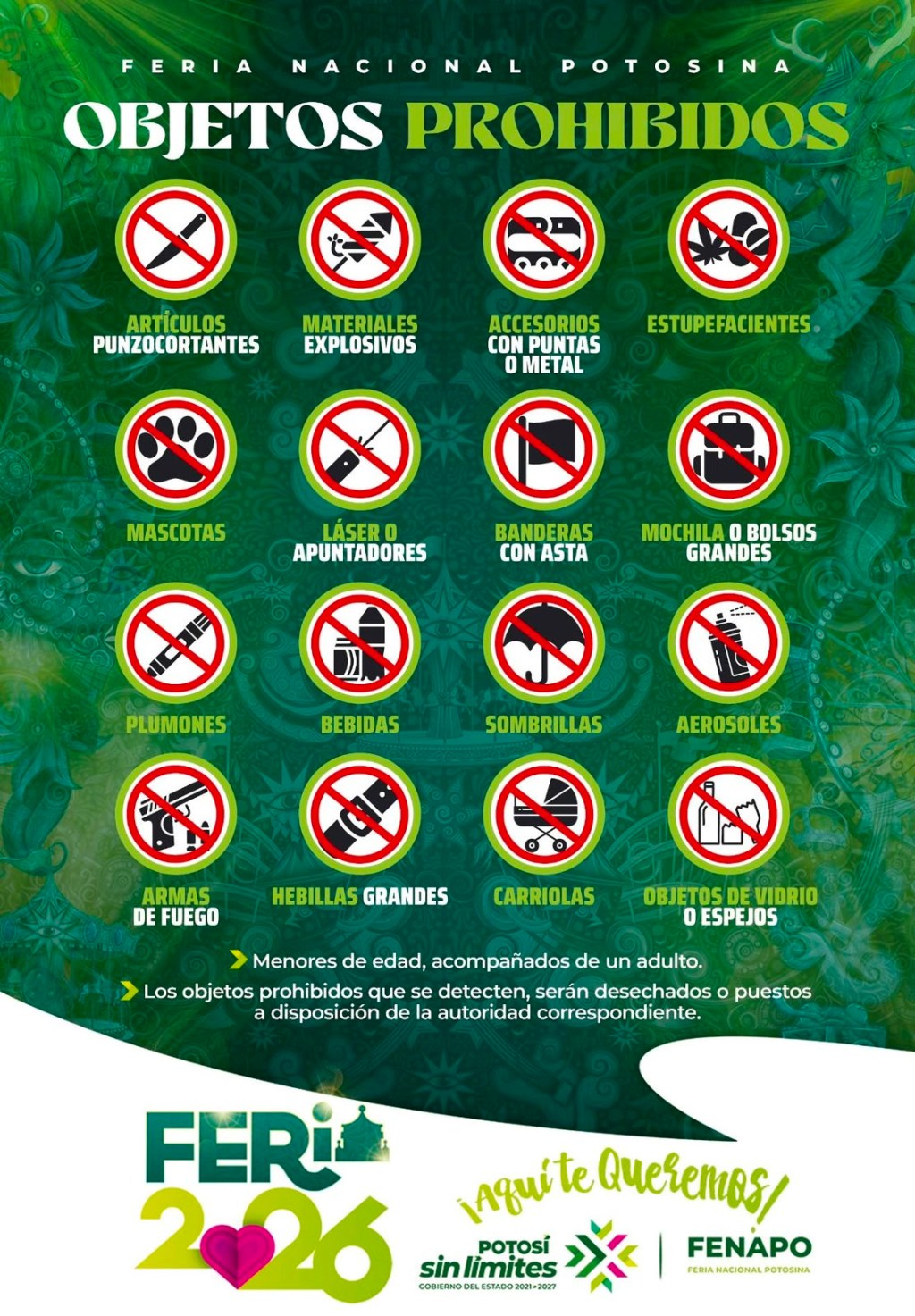 FENAPO 2026 GARANTIZA ACCESOS ORDENADOS Y SEGUROS PARA LAS FAMILIAS