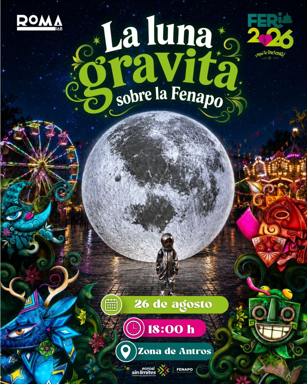 LUNA GIGANTE ILUMINARÁ LA FENAPO ESTE&nbsp;MIÉRCOLES
