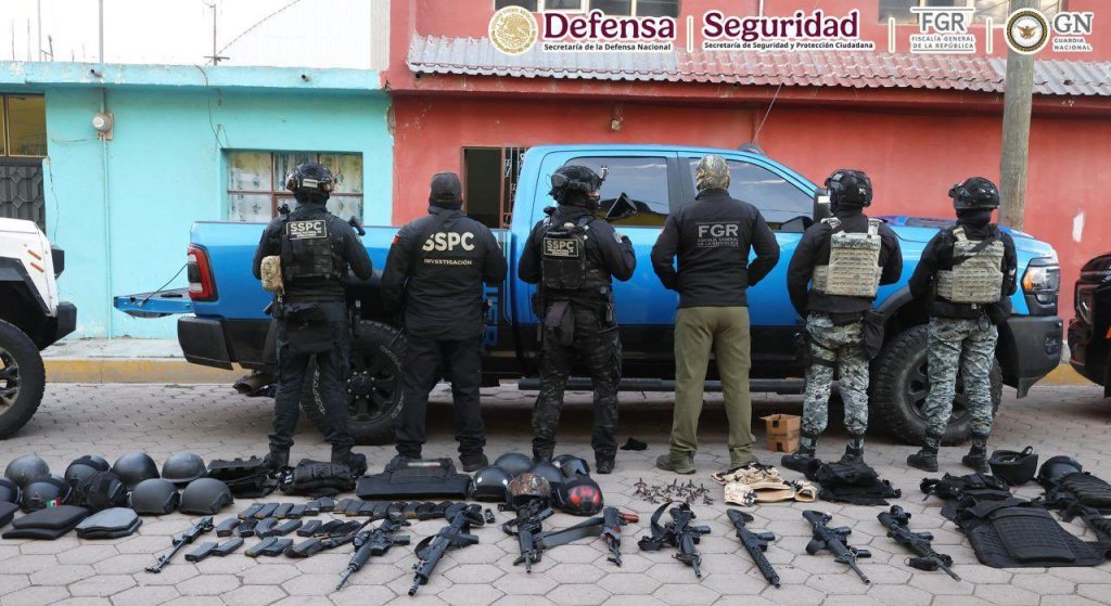 Operativo Enjambre en Puebla: Detienen al alcalde de Esperanza y a ocho integrantes de red criminal&nbsp;carretera