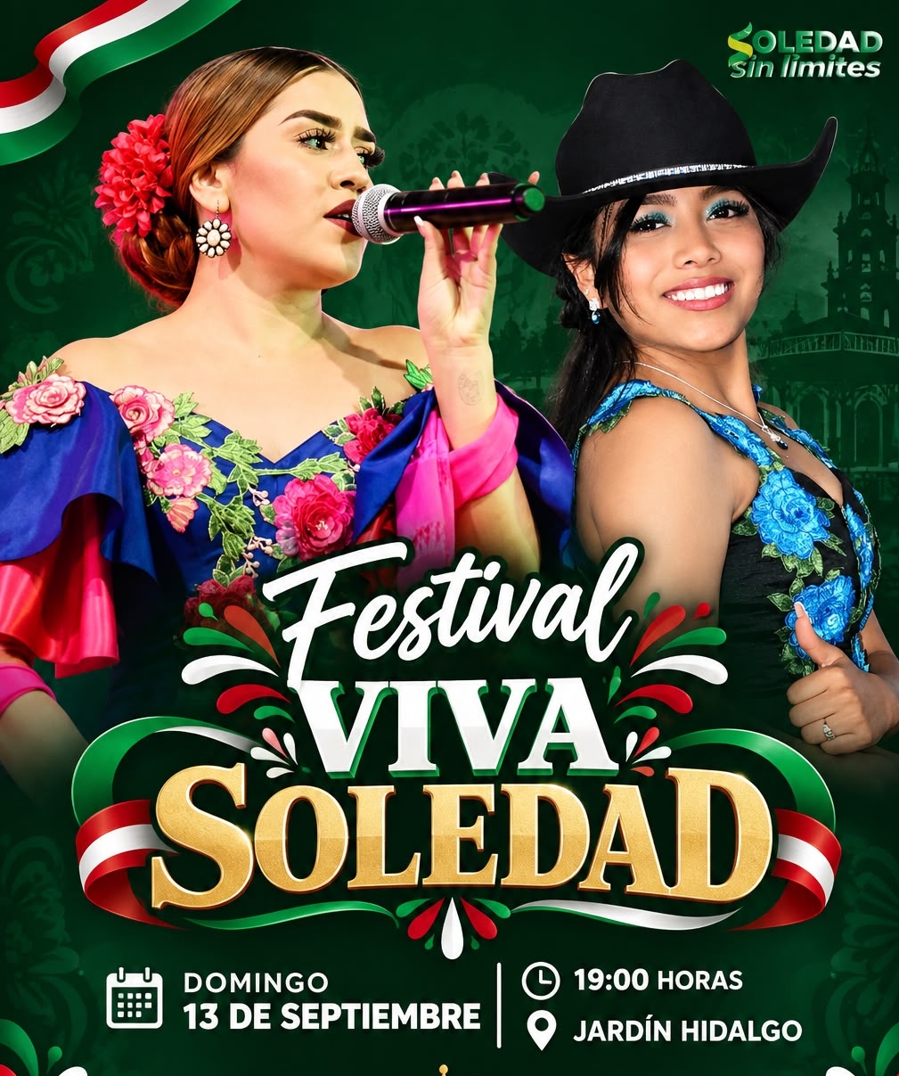 SOLEDAD INVITA A VIVIR LAS FIESTAS PATRIAS CON SUS DOMINGOS CULTURALES