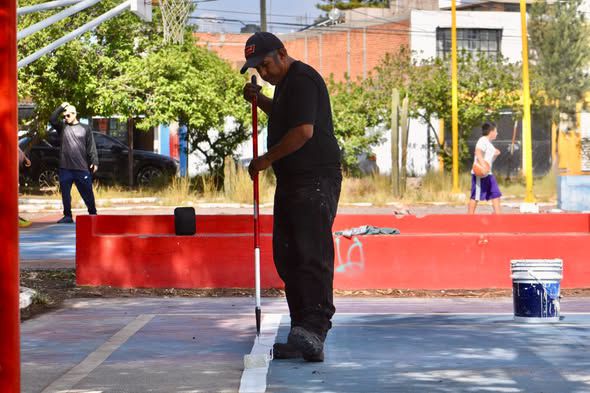 Amplía el Gobierno de la Capital el rescate de canchas deportivas con De Color mi Jugada