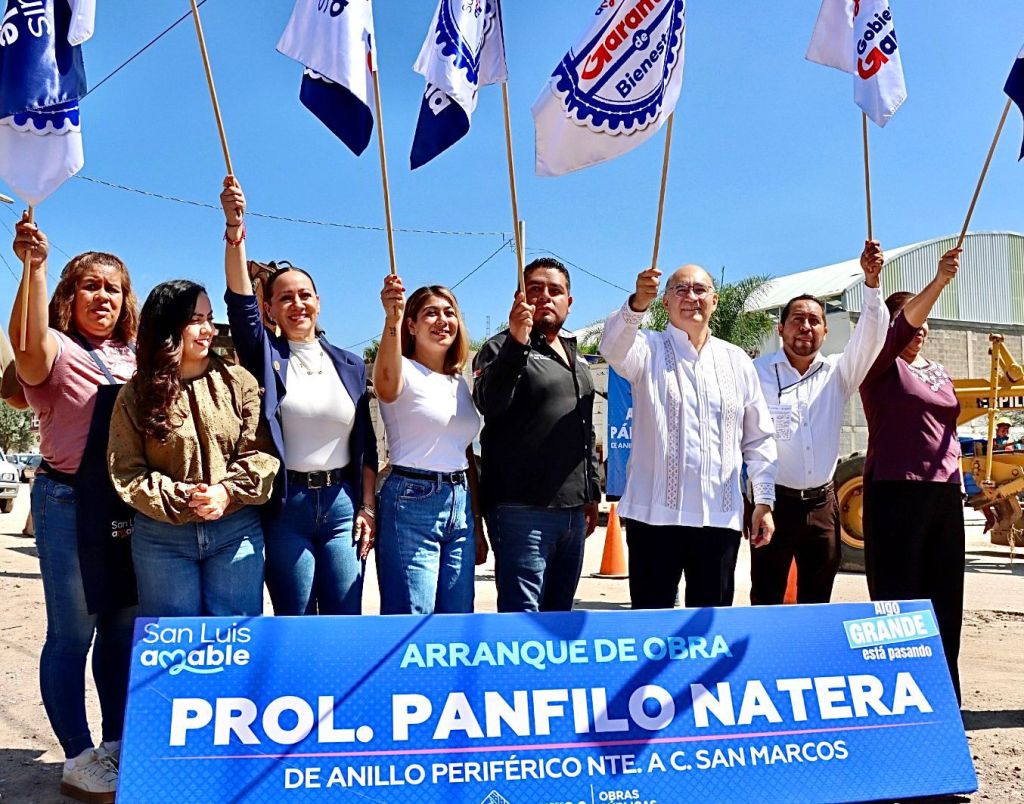 Enrique Galindo Arranca pavimentación de Pánfilo Natera, importante obra que conecta SLP Capital y&nbsp;Mezquitic