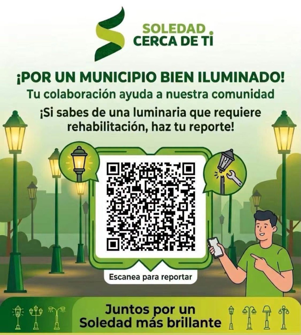 PREPARA MUNICIPIO DE SOLEDAD PROGRAMA DE REHABILITACIÓN E INSTALACIÓN DE NUEVAS&nbsp;LUMINARIAS