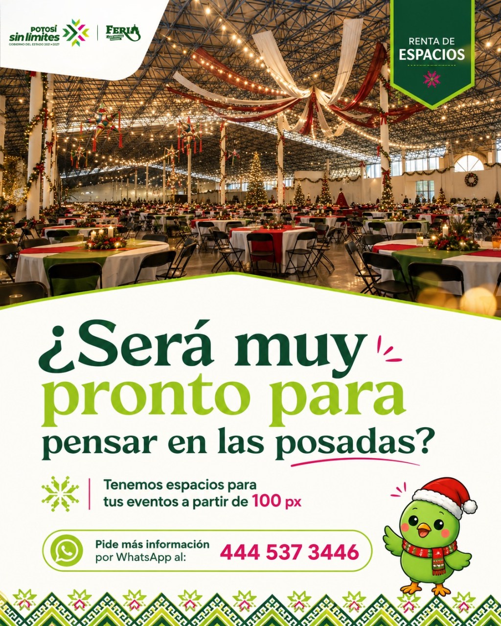 FENAPO MANTIENE ACTIVOS SUS ESPACIOS PARA EVENTOS DURANTE TODO EL AÑO