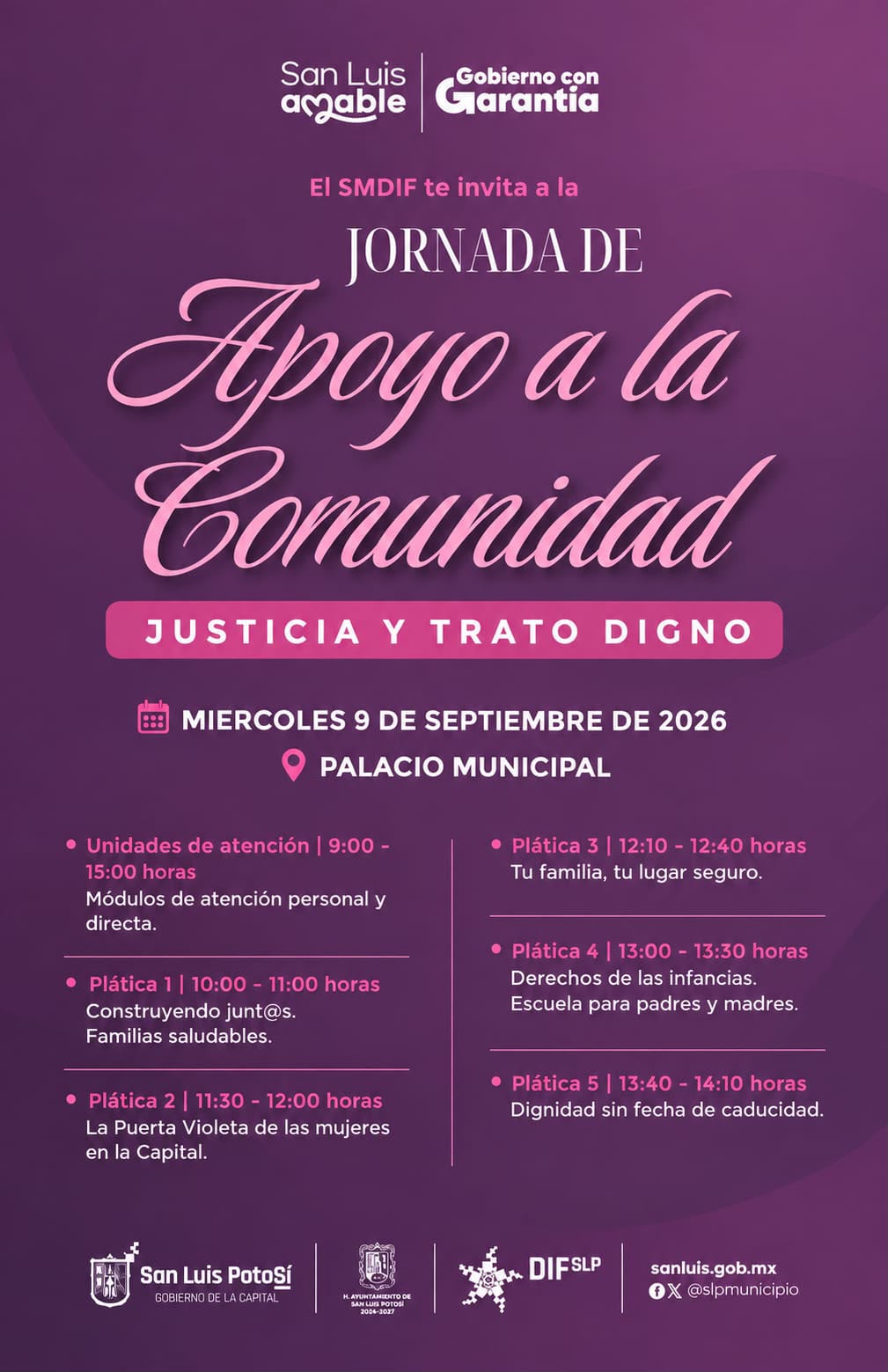 Invita DIF Municipal a Jornada de Apoyo a la Comunidad: “Justicia y Trato&nbsp;Digno”
