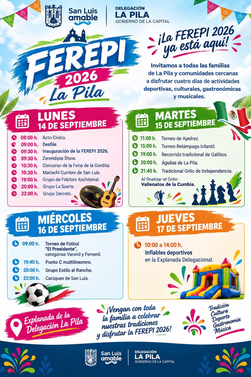 Gobierno de la Capital invita a la Feria Regional de La&nbsp;Pila