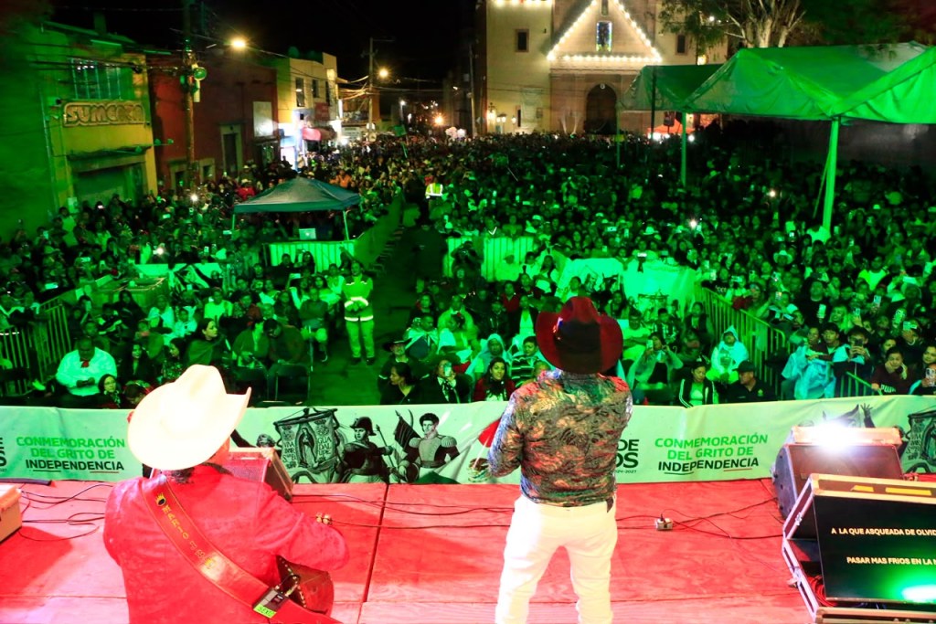 VILLA DE POZOS CELEBRA CON ORGULLO Y UNIDAD EL GRITO DE INDEPENDENCIA