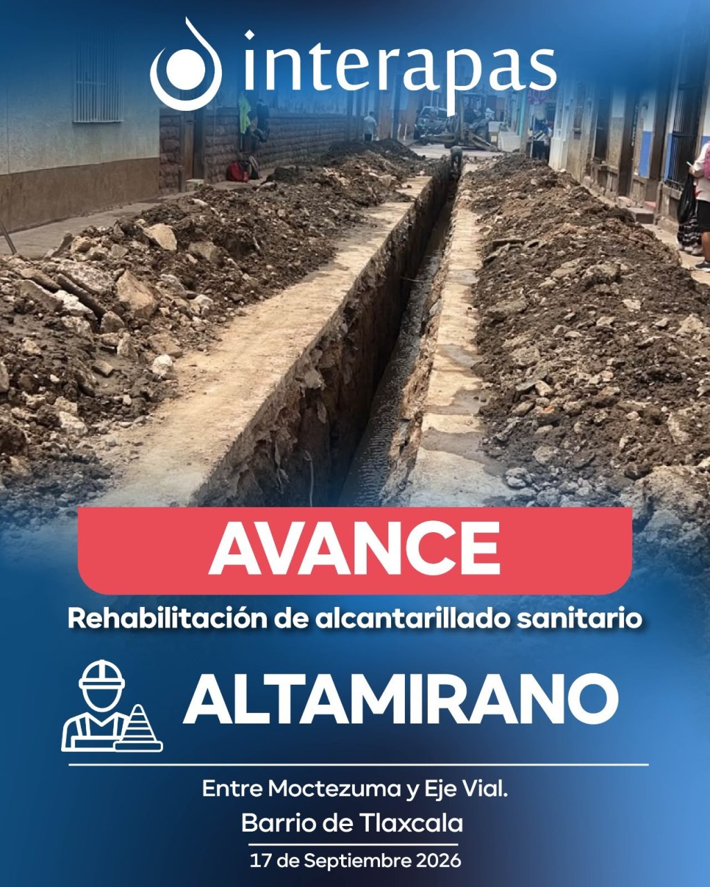 Avanza atención sanitaria de Interapas en el barrio de&nbsp;Tlaxcala