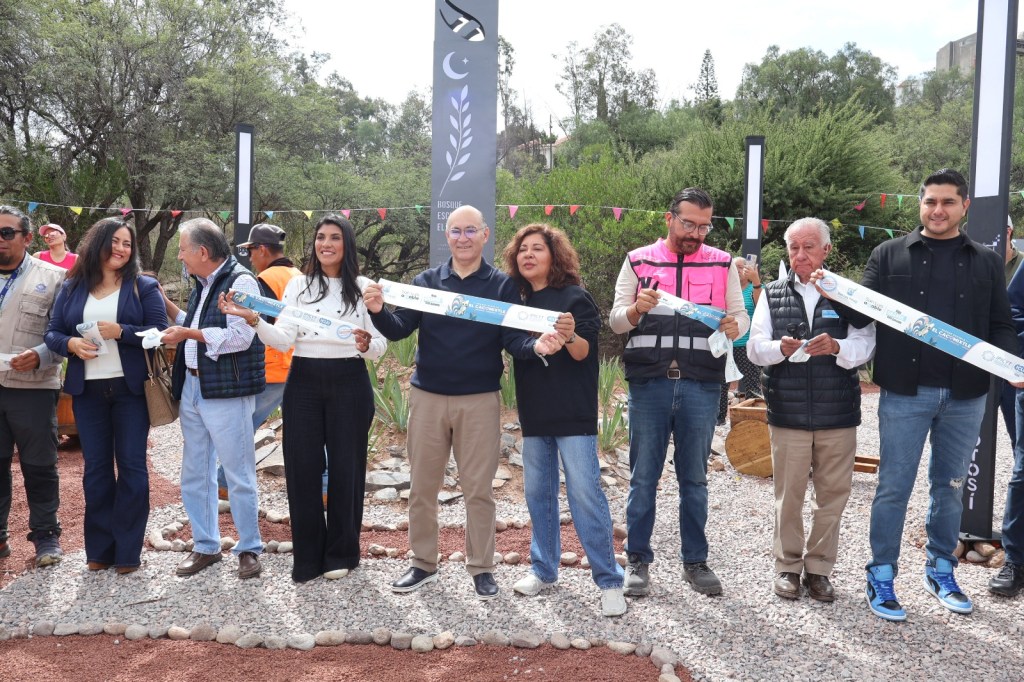 Enrique Galindo inaugura el Bosque Escuela Cacomixle en Camino a la&nbsp;Presa.