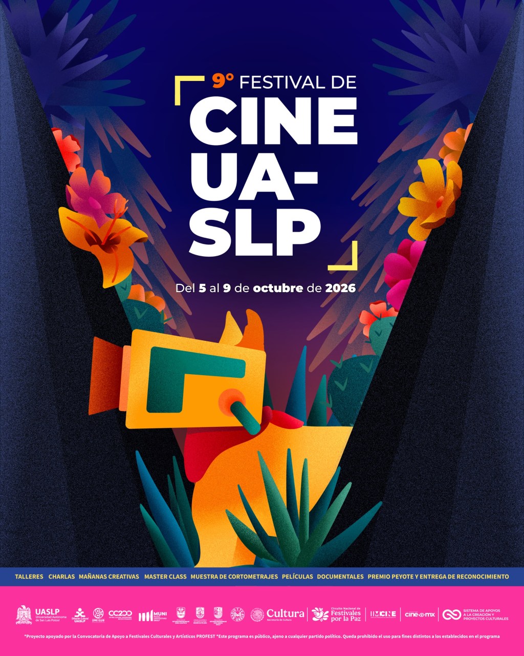 Cineastas y creadores se reúnen en el 9.º Festival de Cine&nbsp;UASLP