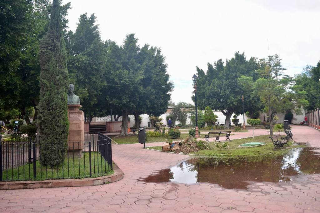 Gobierno Municipal mantiene en buenas condiciones el Jardín del&nbsp;Montecillo