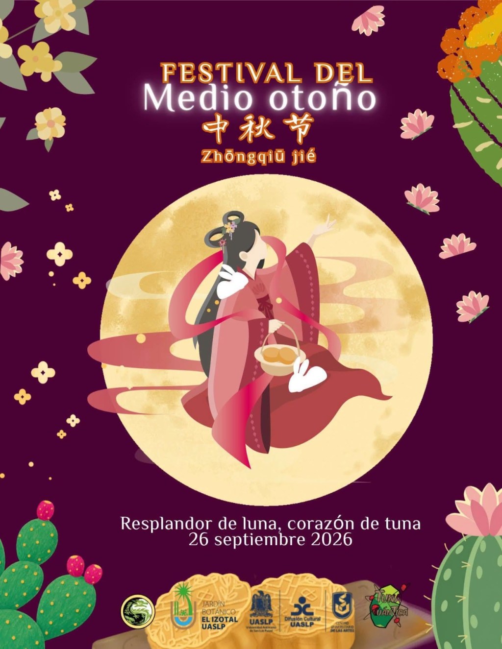Jardín Botánico El Izotal de la UASLP invita al Festival de Medio Otoño con cultura china, naturaleza y observación&nbsp;astronómica