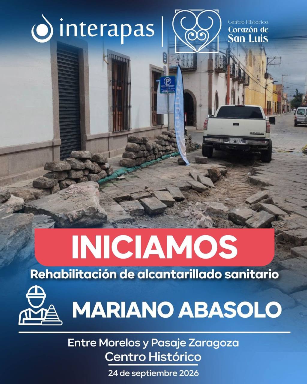 Inicia Interapas nueva etapa de rehabilitación sanitaria en&nbsp;Abasolo