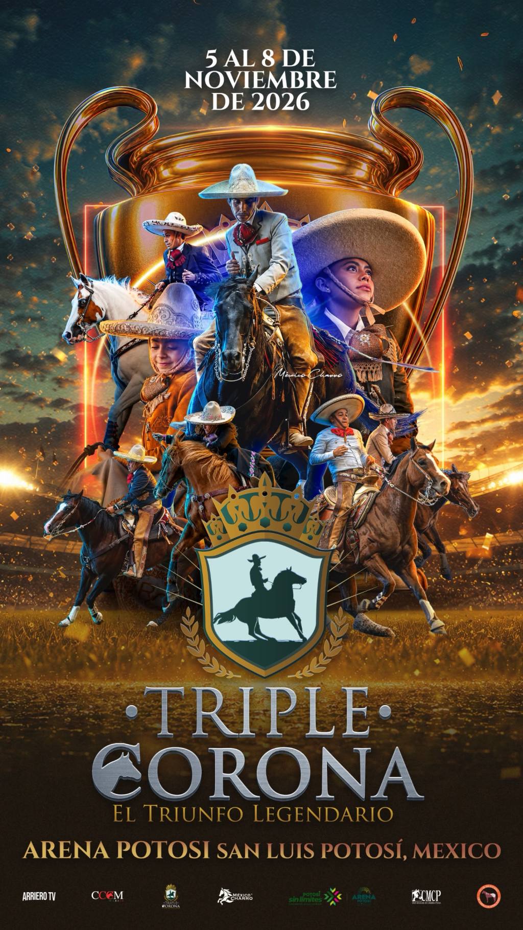 ARENA POTOSÍ RECIBIRÁ LA TRIPLE CORONA 2026