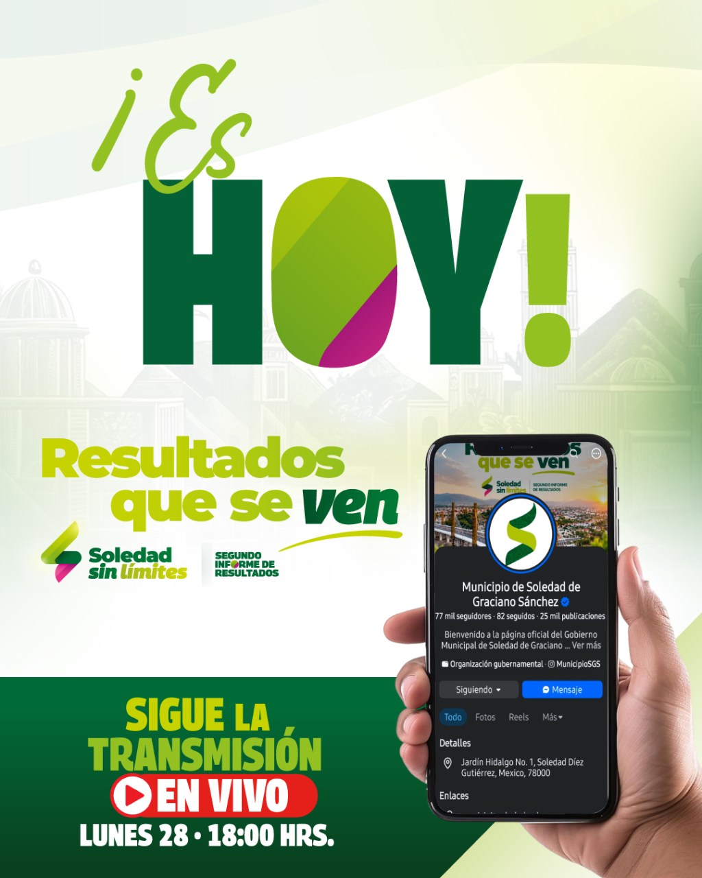 ALCALDE JUAN MANUEL NAVARRO INVITA A FAMILIAS Y SECTORES A LA RENDICIÓN DEL SEGUNDO INFORME DE RESULTADOS