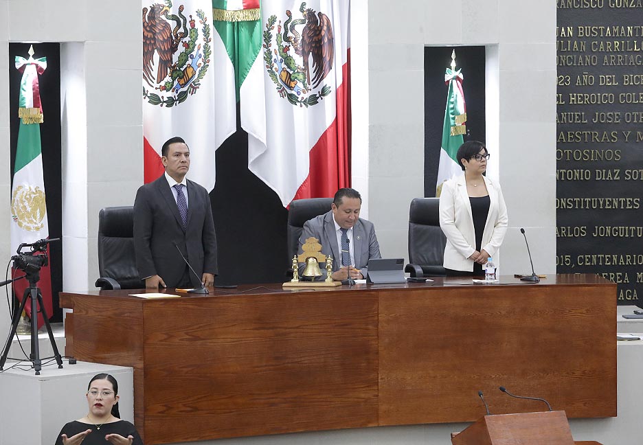 LXIV LEGISLATURA DEL CONGRESO DEL ESTADO ABRE SU PRIMER PERIODO ORDINARIO DE SESIONES, CORRESPONDIENTE AL TERCER AÑO DE EJERCICIO CONSTITUCIONAL.