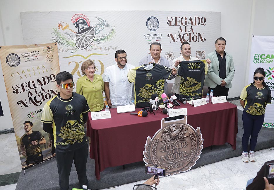 SE ABRE EL REGISTRO DE PARTICIPANTES PARA LA CARRERA ATLÉTICA “UN LEGADO A LA NACIÓN” CON MOTIVO DEL BICENTENARIO DE LA CONSTITUCIÓN DEL ESTADO DE SAN LUIS POTOSÍ.